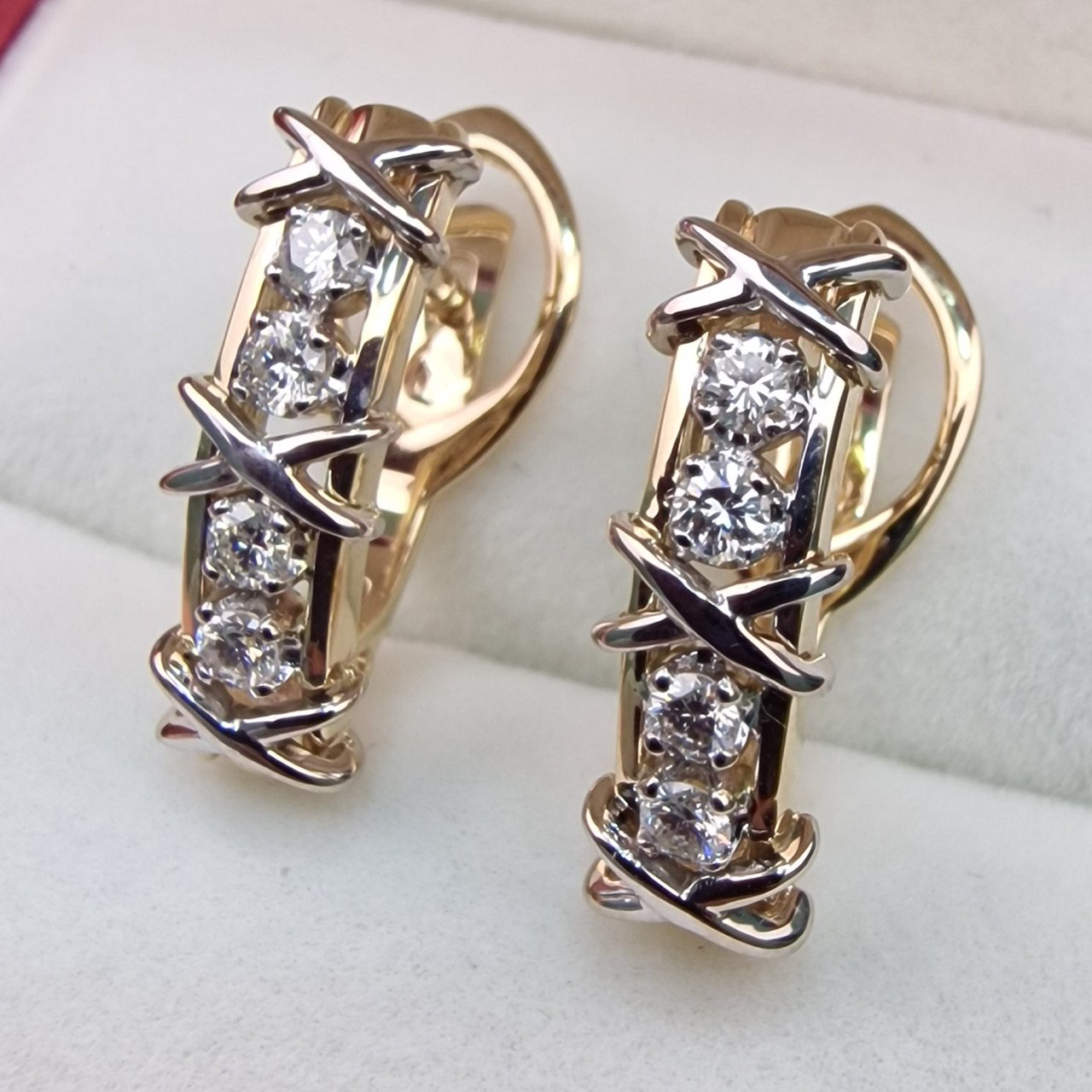 Серьги Deimantas 103753683 6,86гр 0,45ct. купить,NaN