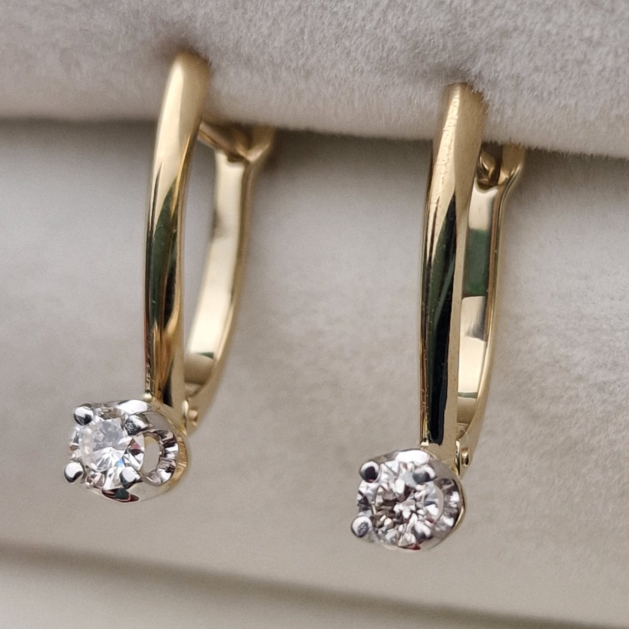 Серьги Deimantas 105154149 2,11гр 0,32ct. купить,NaN
