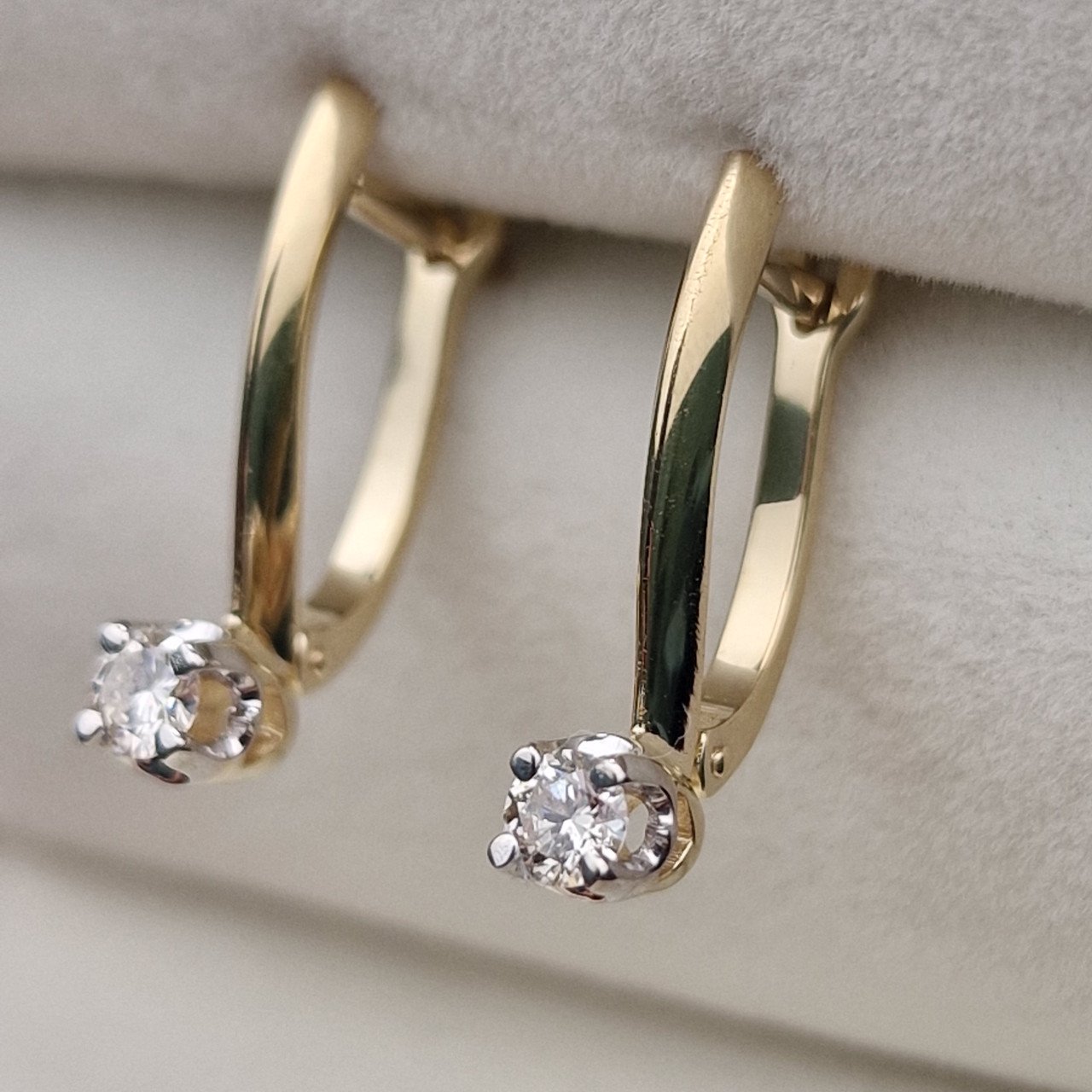 Серьги Deimantas 105154149 2,11гр 0,32ct. купить,NaN