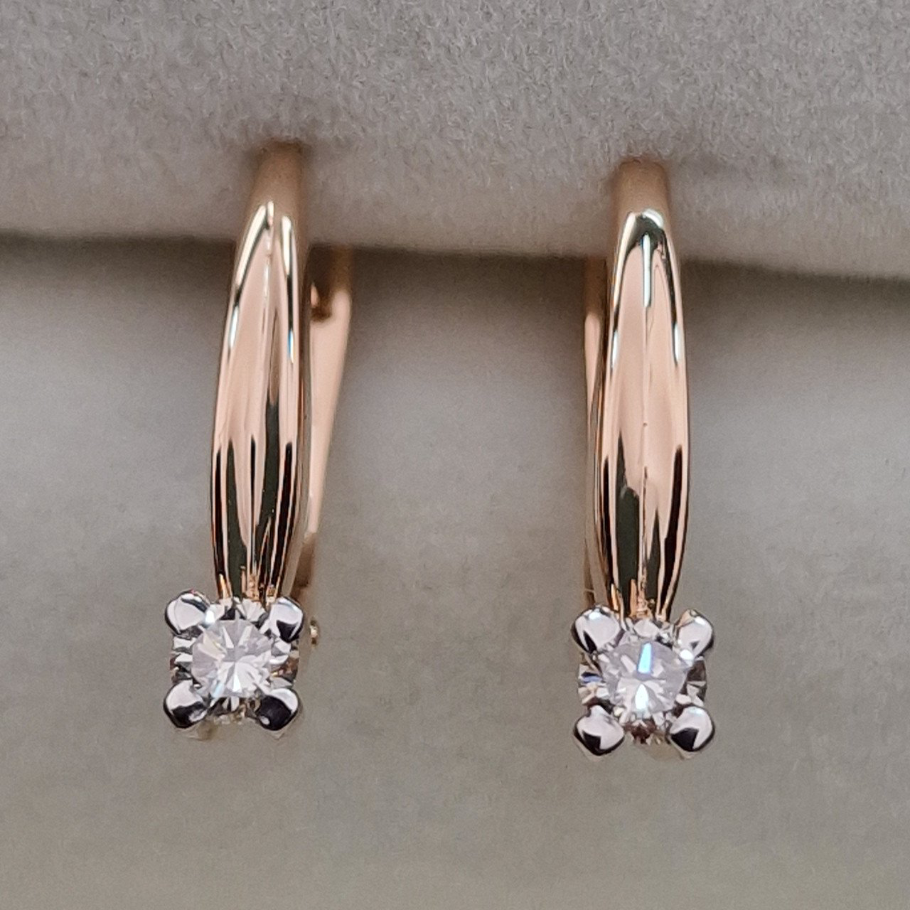 Серьги Deimantas 104885428 3гр 0,24ct. купить,NaN