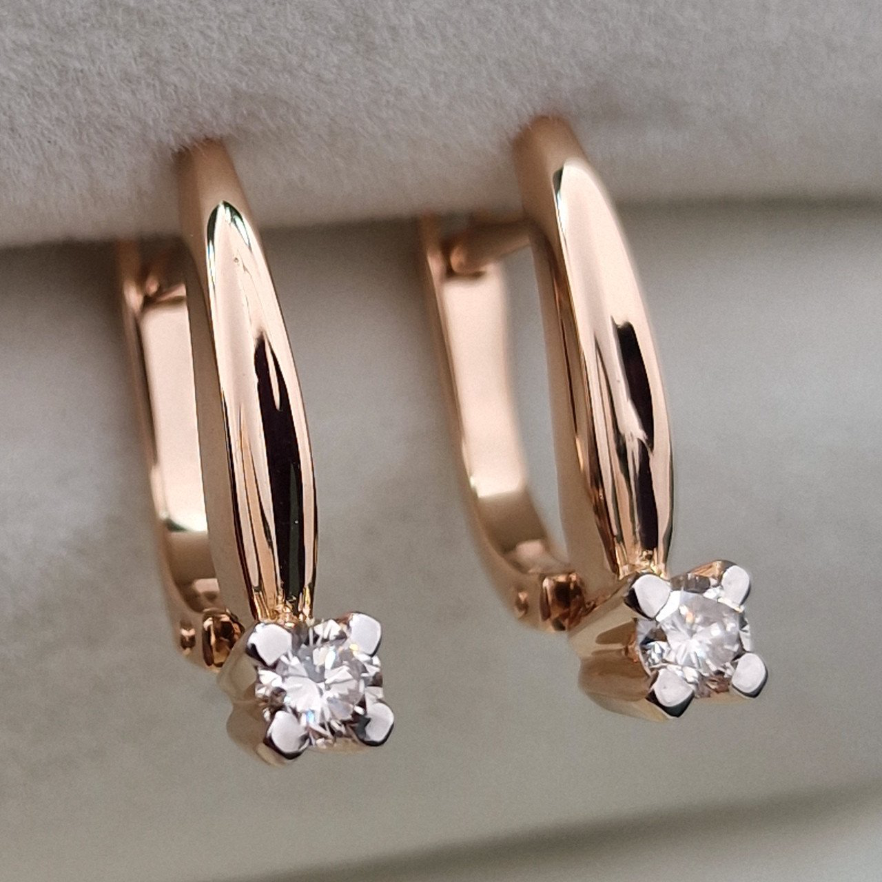 Серьги Deimantas 104885428 3гр 0,24ct. купить,NaN
