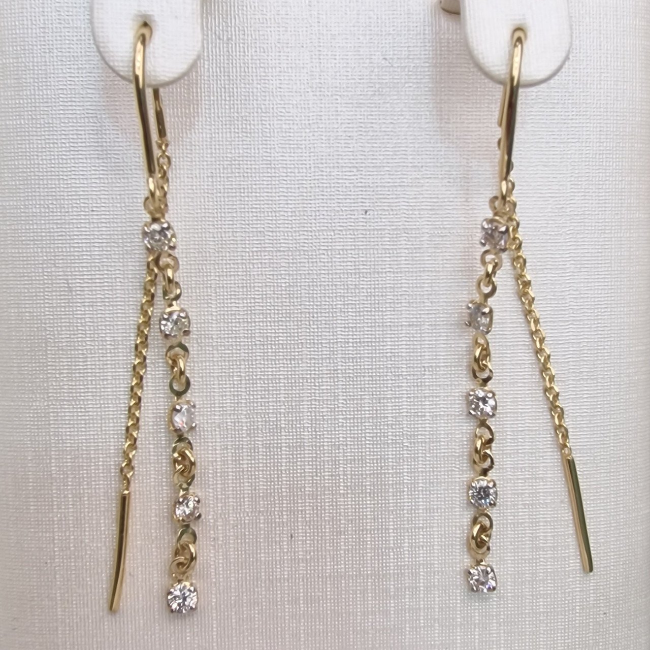 Серьги Deimantas 103754671 1,83гр 0,58ct. купить,NaN