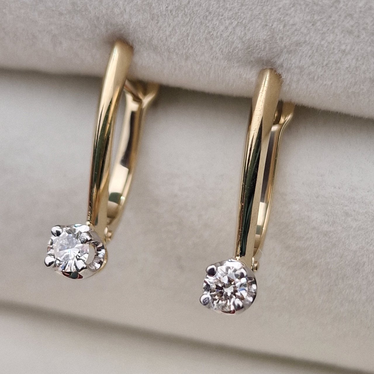 Серьги Deimantas 105154199 2,13гр 0,32ct. купить,NaN