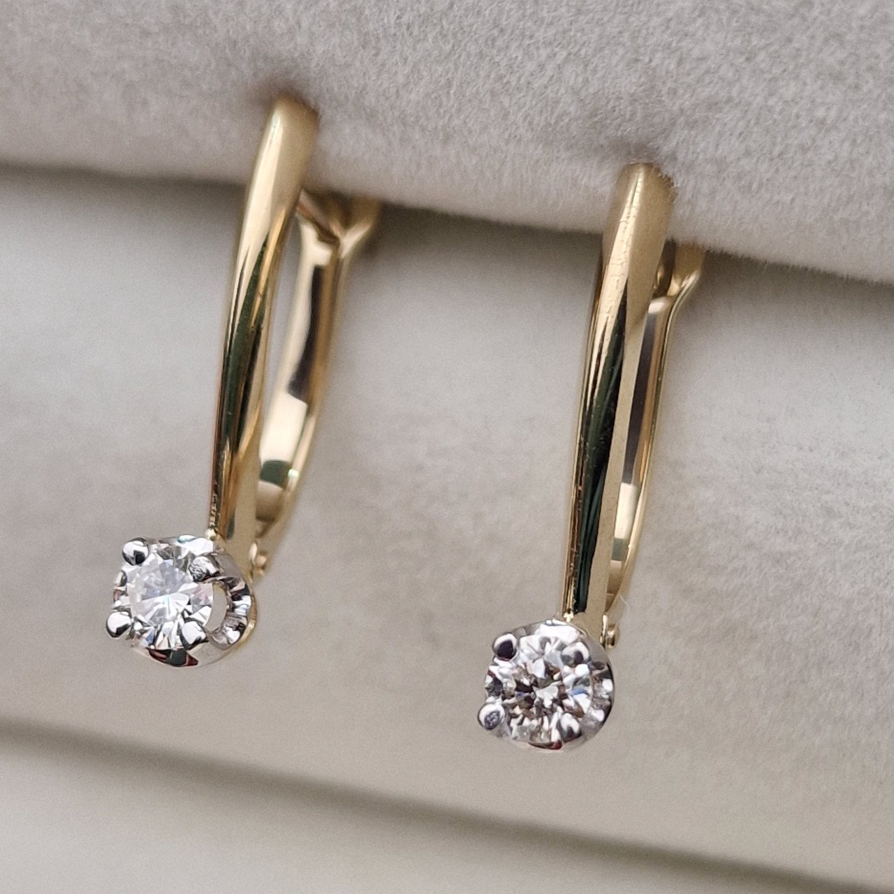 Серьги Deimantas 105154199 2,13гр 0,32ct. купить,NaN