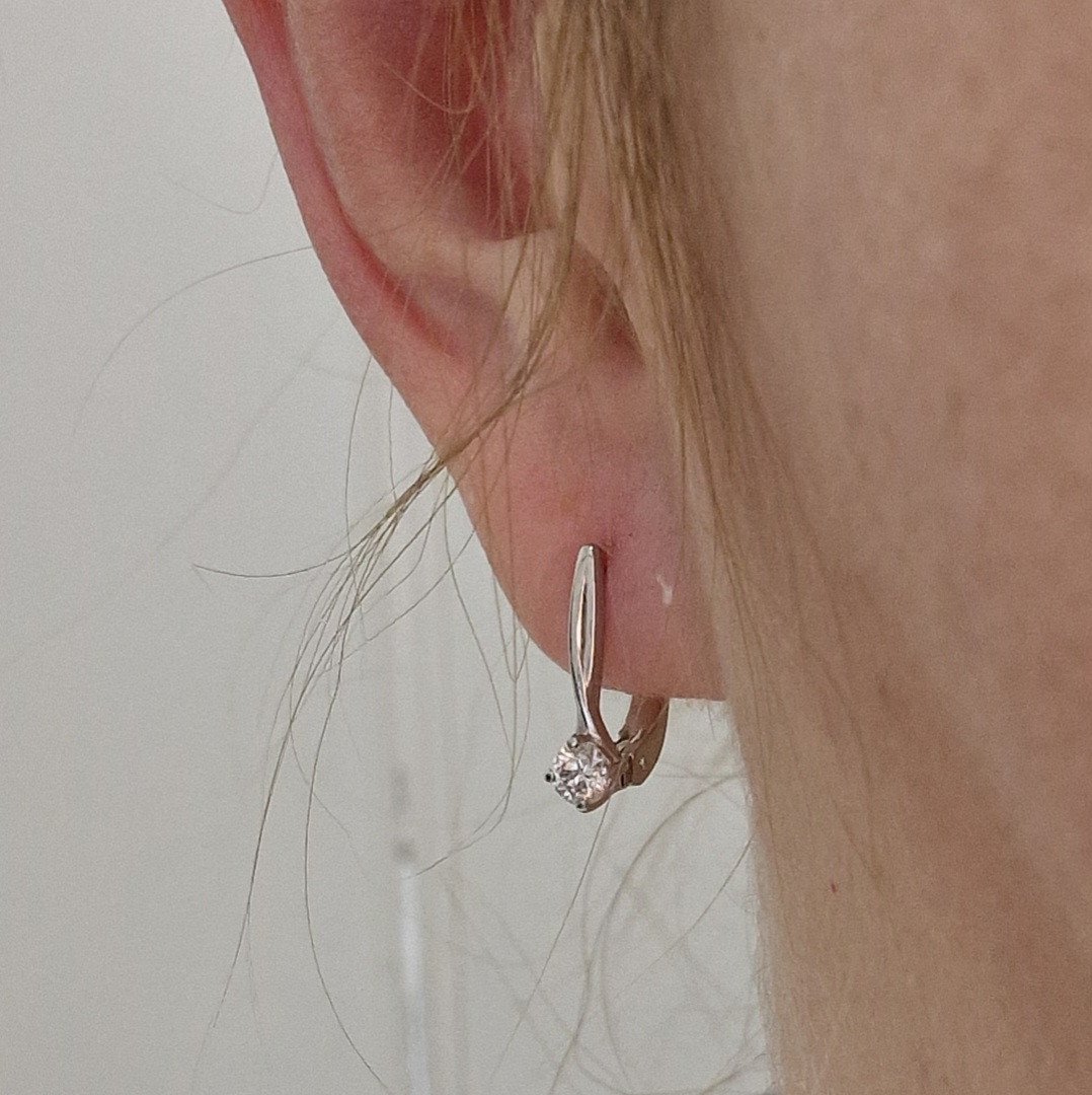 Серьги Deimantas 104885474 2,48гр 0,34ct. купить,NaN