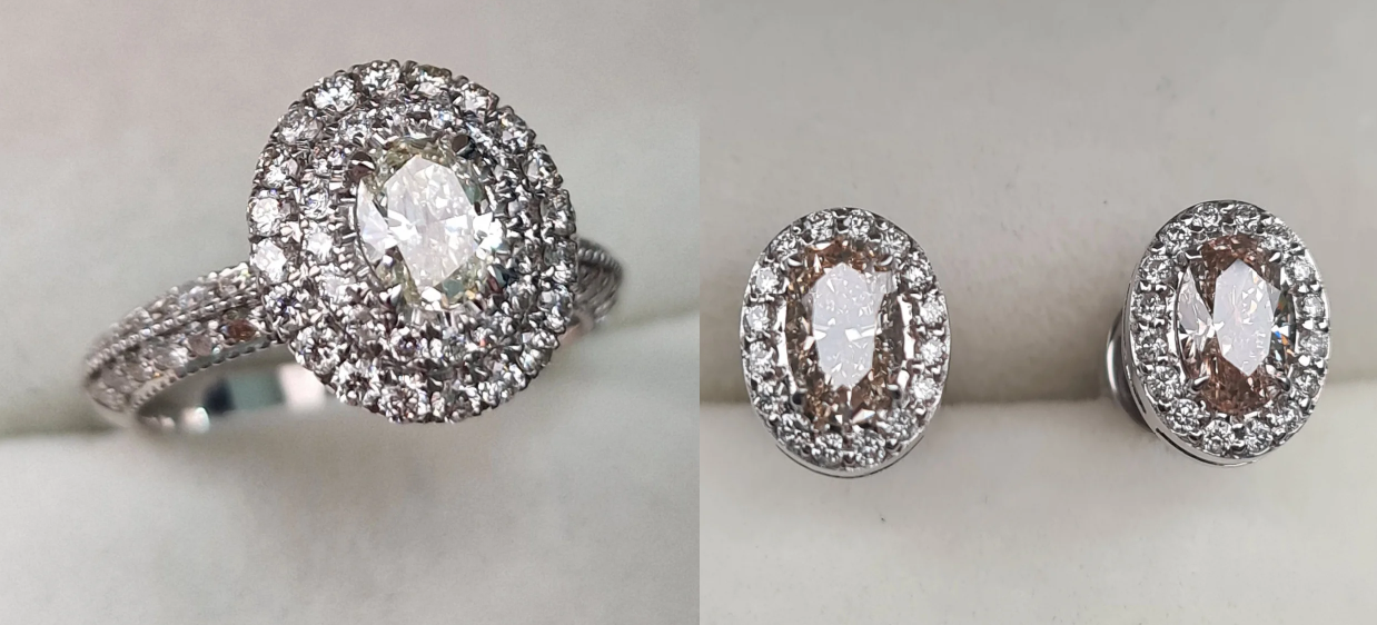 Комплект Deimantas 103880427 1,47ct 1,22ct. купить,NaN