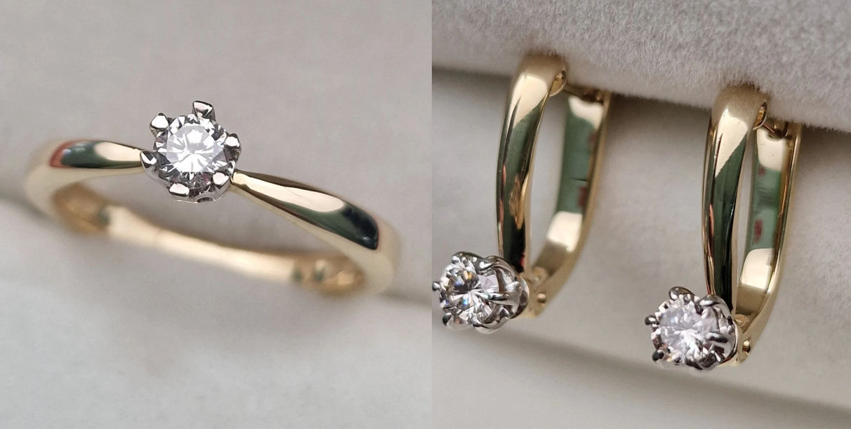 Комплект Deimantas 104892231 0,174ct 0,362ct. купить,NaN
