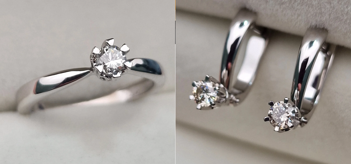 Комплект Deimantas 104894112 0,19ct 0,366ct. купить,NaN