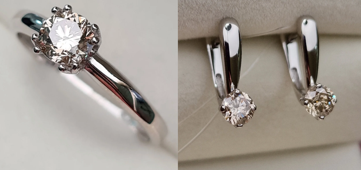 Комплект Deimantas 104899545 0,54ct 1,01ct. купить,NaN