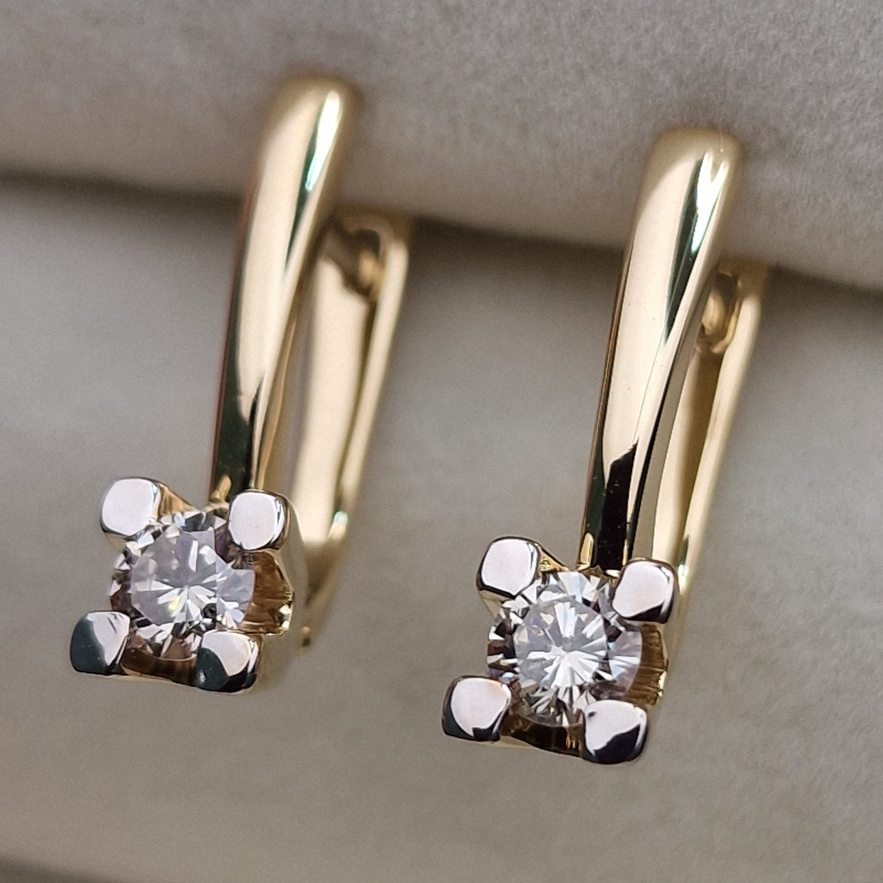 Серьги Deimantas 103890428 3,64гр 0,48ct. купить,NaN