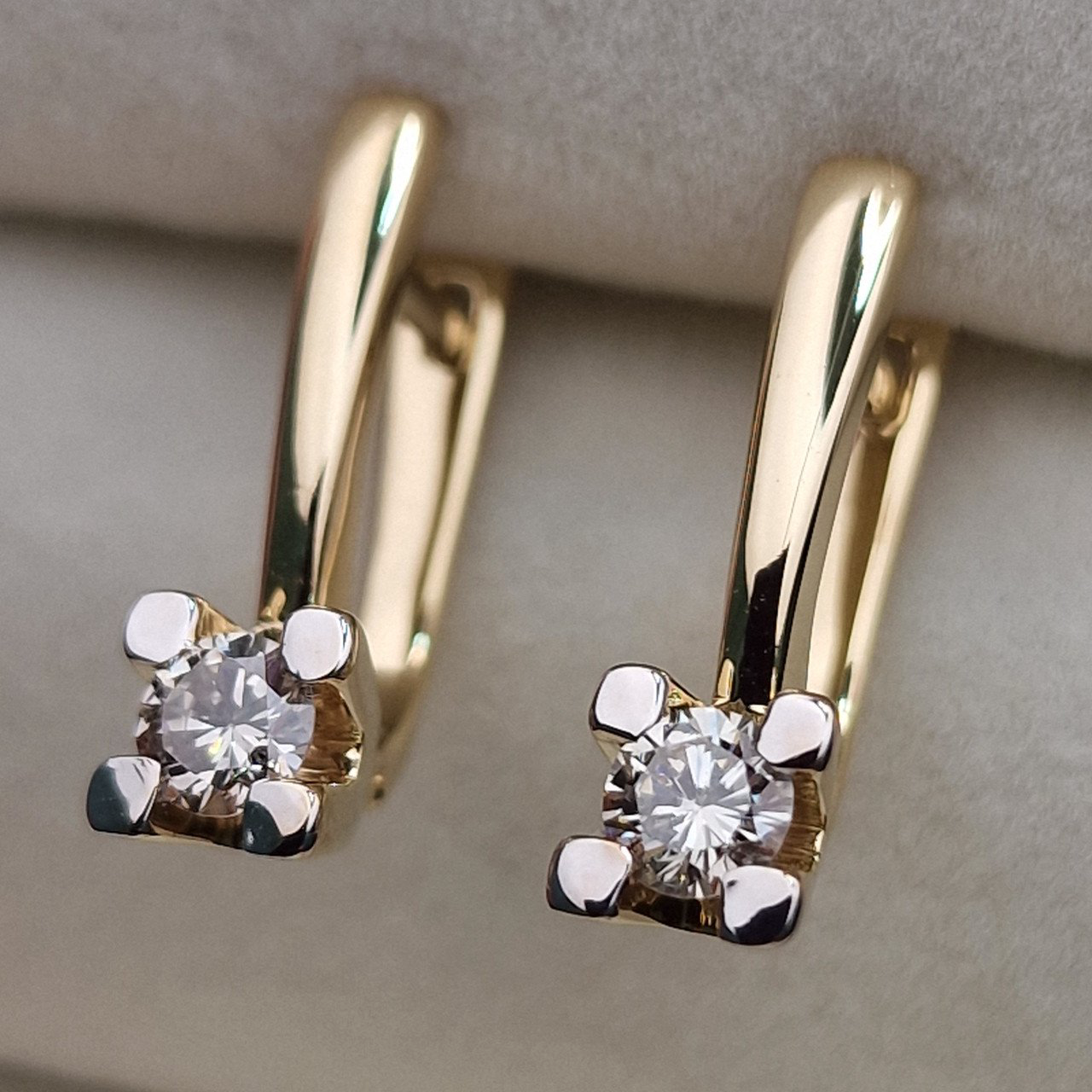 Серьги Deimantas 103890428 3,64гр 0,48ct. купить,NaN