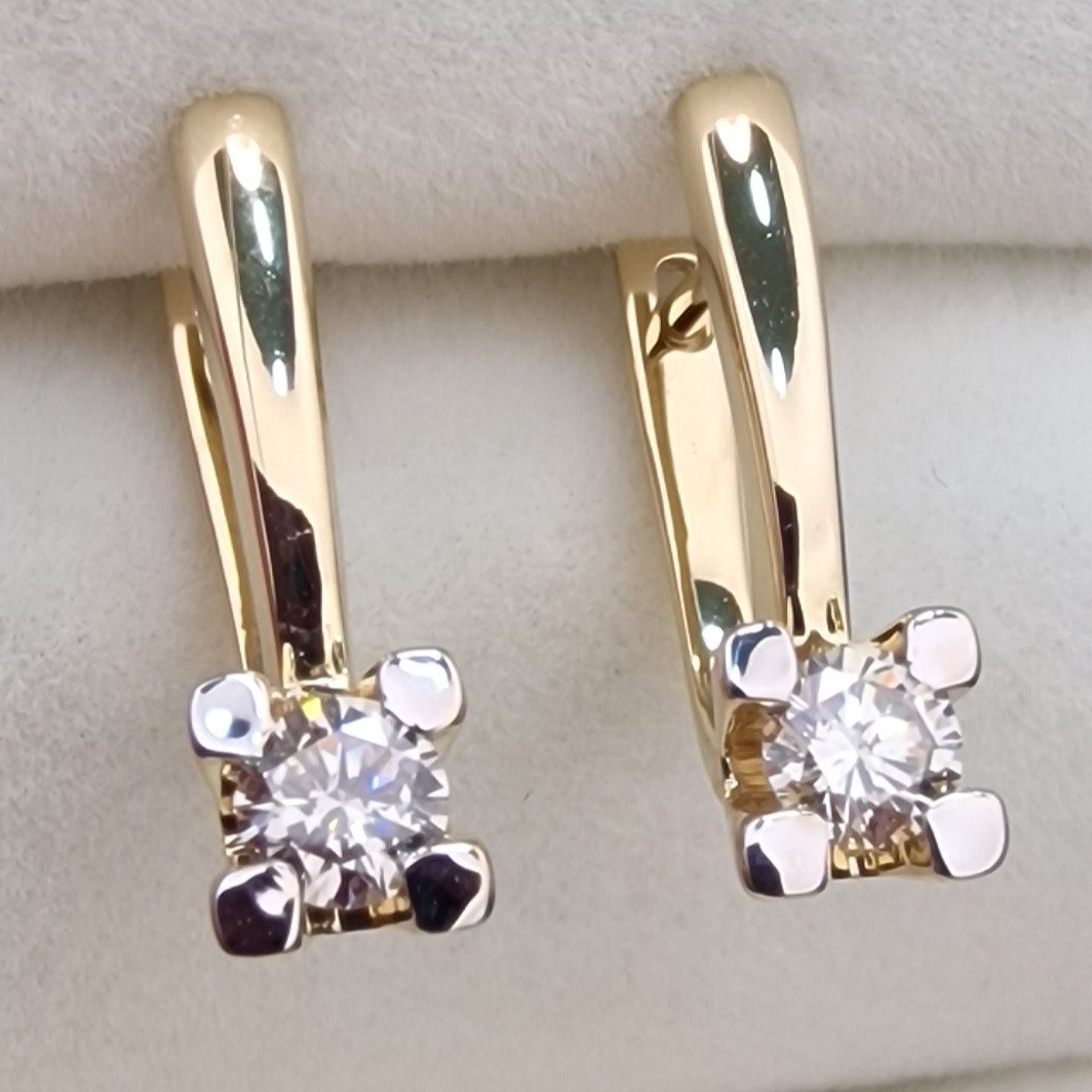Серьги Deimantas 103890428 3,64гр 0,48ct. купить,NaN