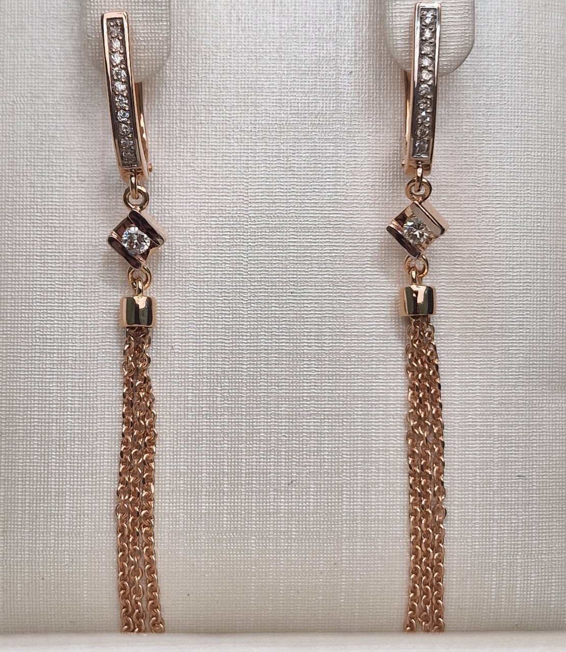 Серьги Deimantas 103890773 4,44гр 0,24ct. купить,NaN