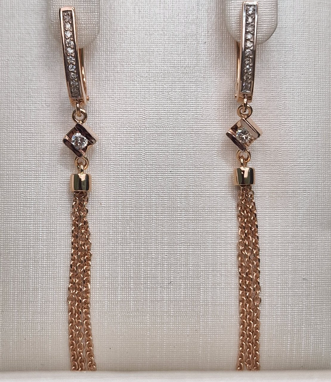 Серьги Deimantas 103890773 4,44гр 0,24ct. купить,NaN