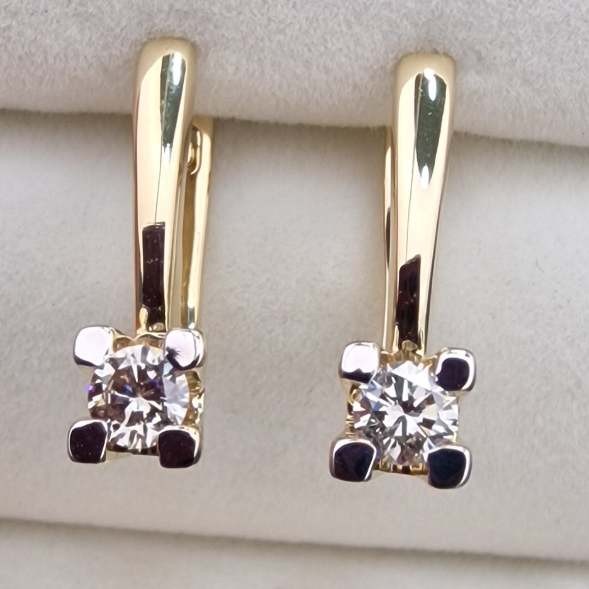 Серьги Deimantas 103890428 3,64гр 0,48ct. купить,NaN
