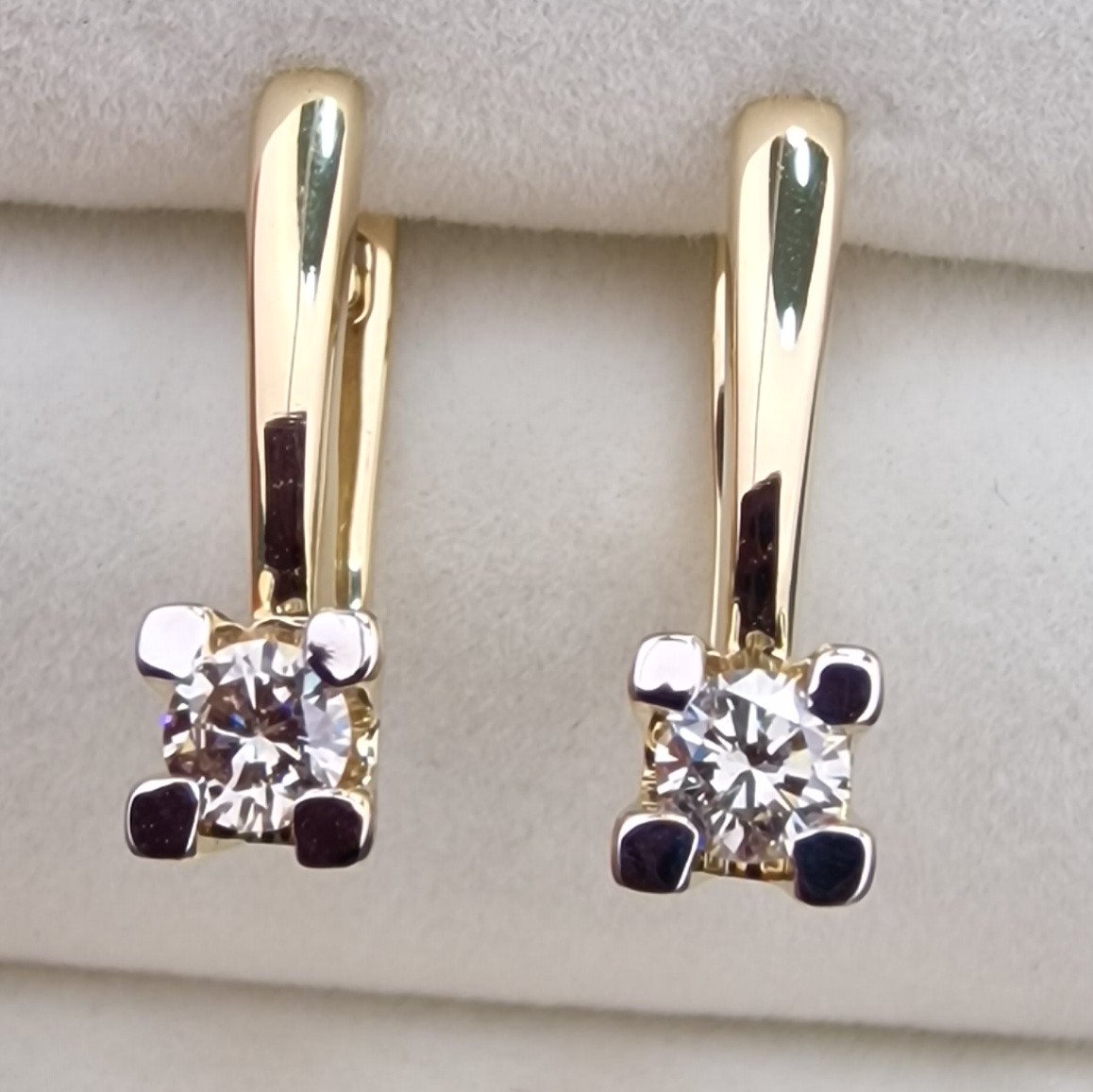 Серьги Deimantas 103890428 3,64гр 0,48ct. купить,NaN