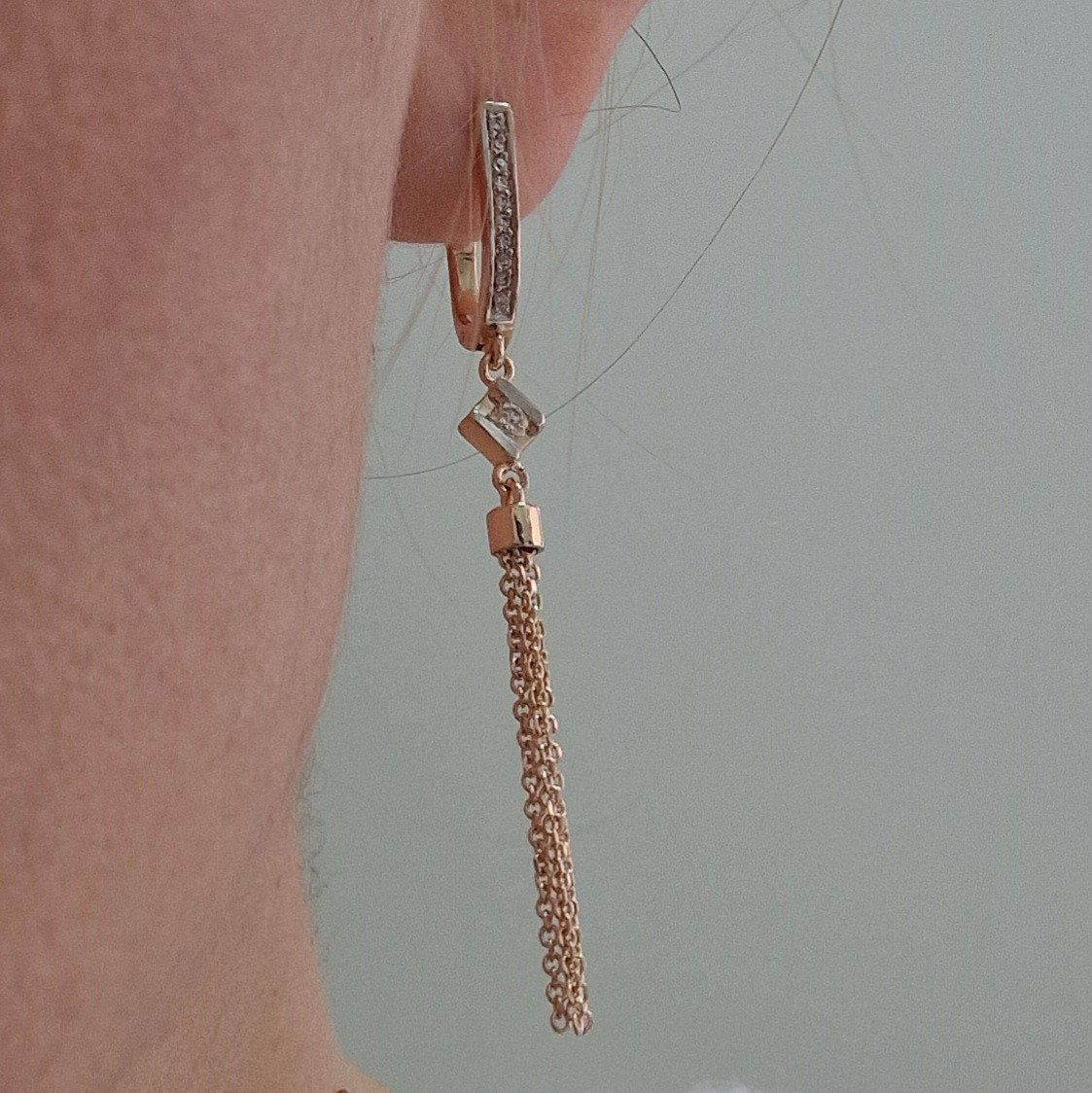 Серьги Deimantas 103890773 4,44гр 0,24ct. купить,NaN
