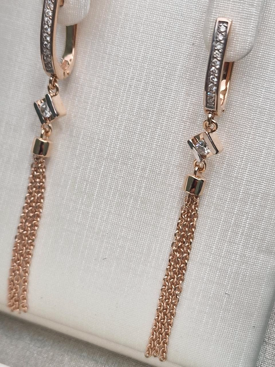 Серьги Deimantas 103890773 4,44гр 0,24ct. купить,NaN