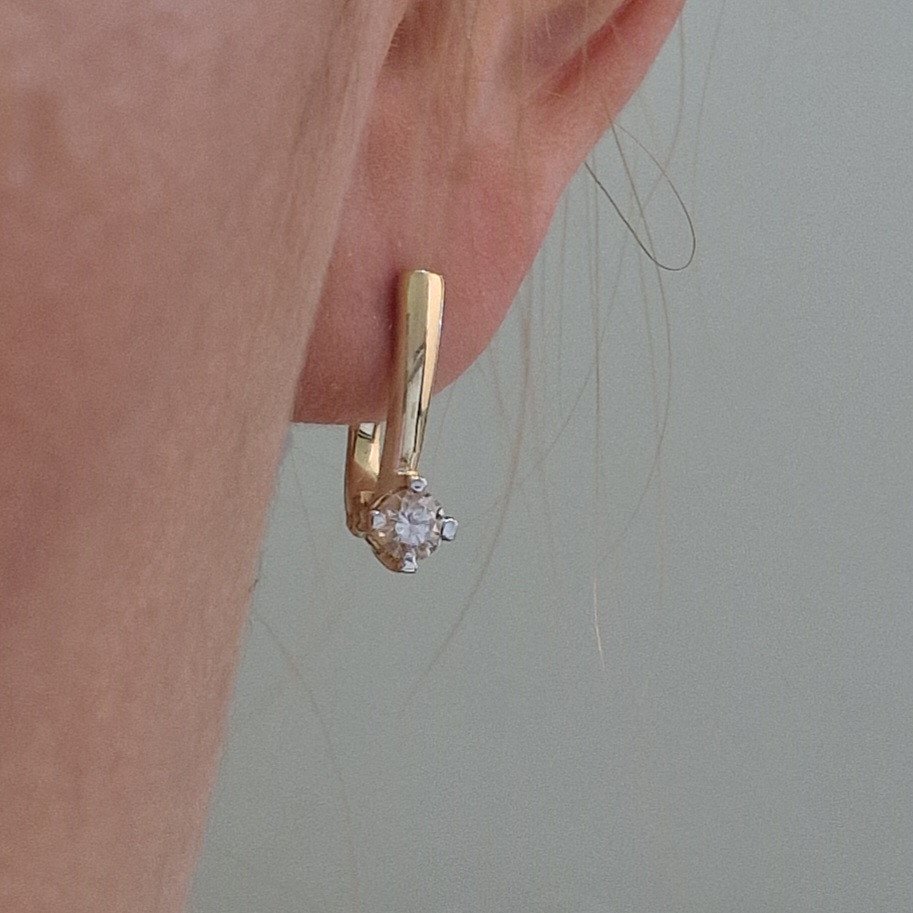 Серьги Deimantas 103890528 2,69гр 0,48ct. купить,NaN