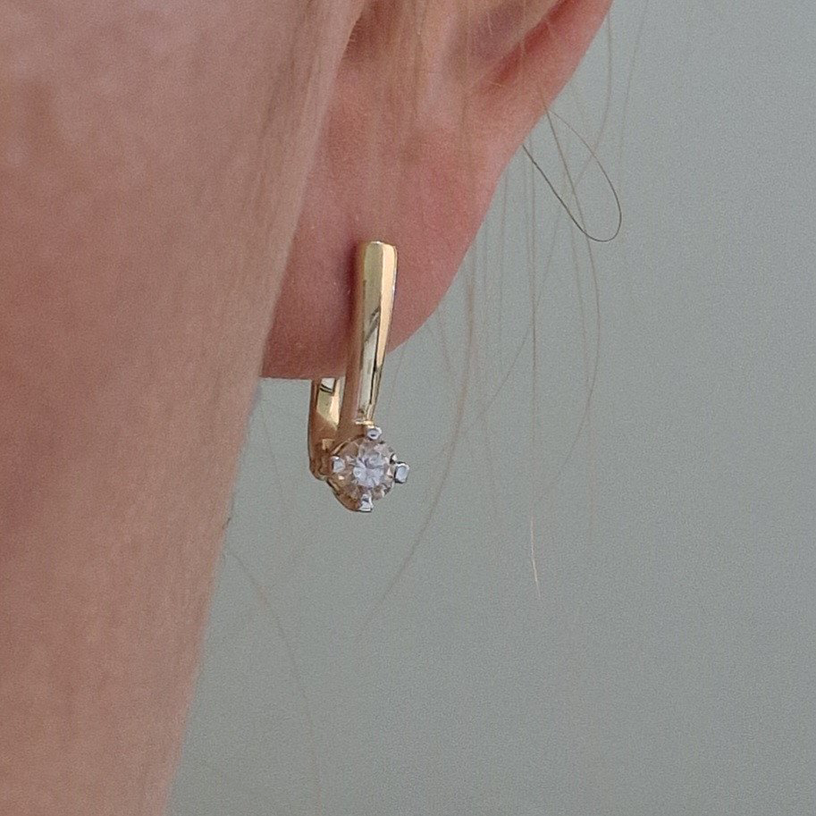 Серьги Deimantas 103890528 2,69гр 0,48ct. купить,NaN