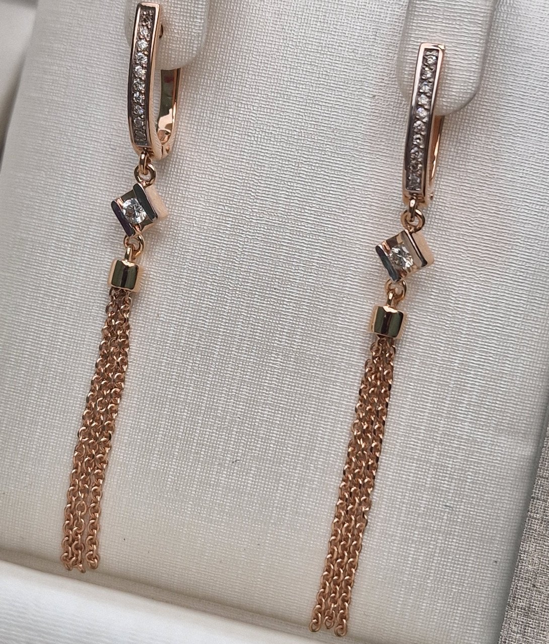Серьги Deimantas 103890773 4,44гр 0,24ct. купить,NaN