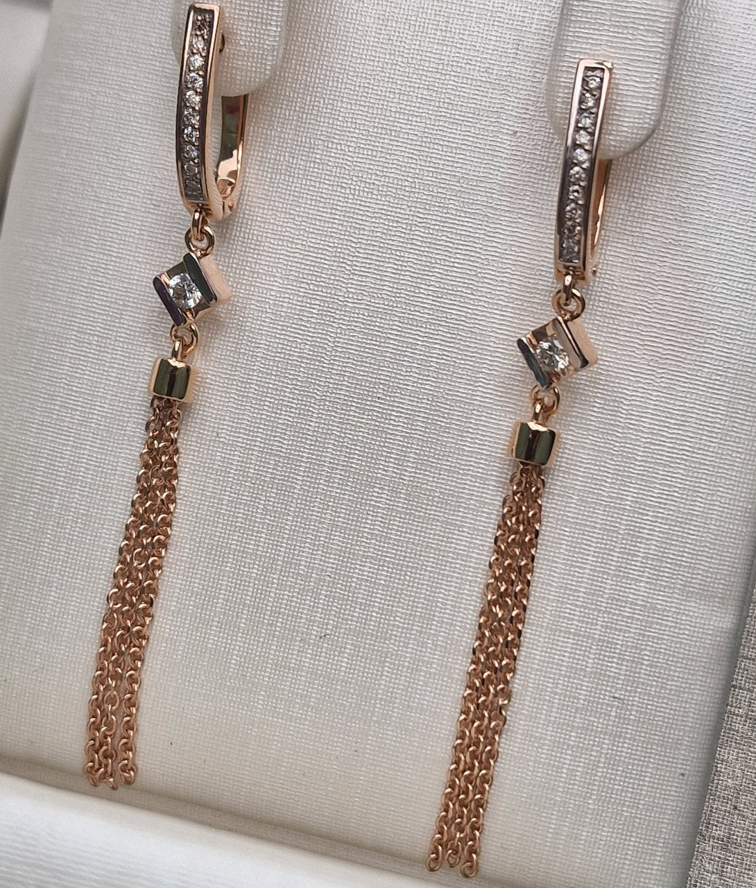 Серьги Deimantas 103890773 4,44гр 0,24ct. купить,NaN