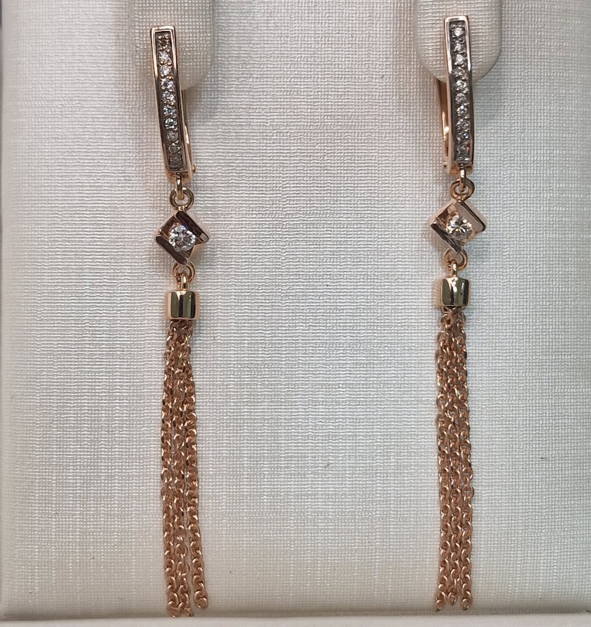 Серьги Deimantas 103890773 4,44гр 0,24ct. купить,NaN