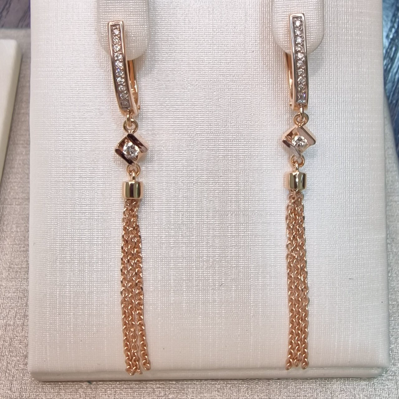 Серьги Deimantas 103890773 4,44гр 0,24ct. купить,NaN