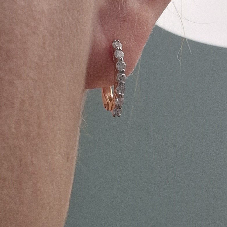 Серьги Deimantas 104903345 2,68гр 0,653ct. купить,NaN