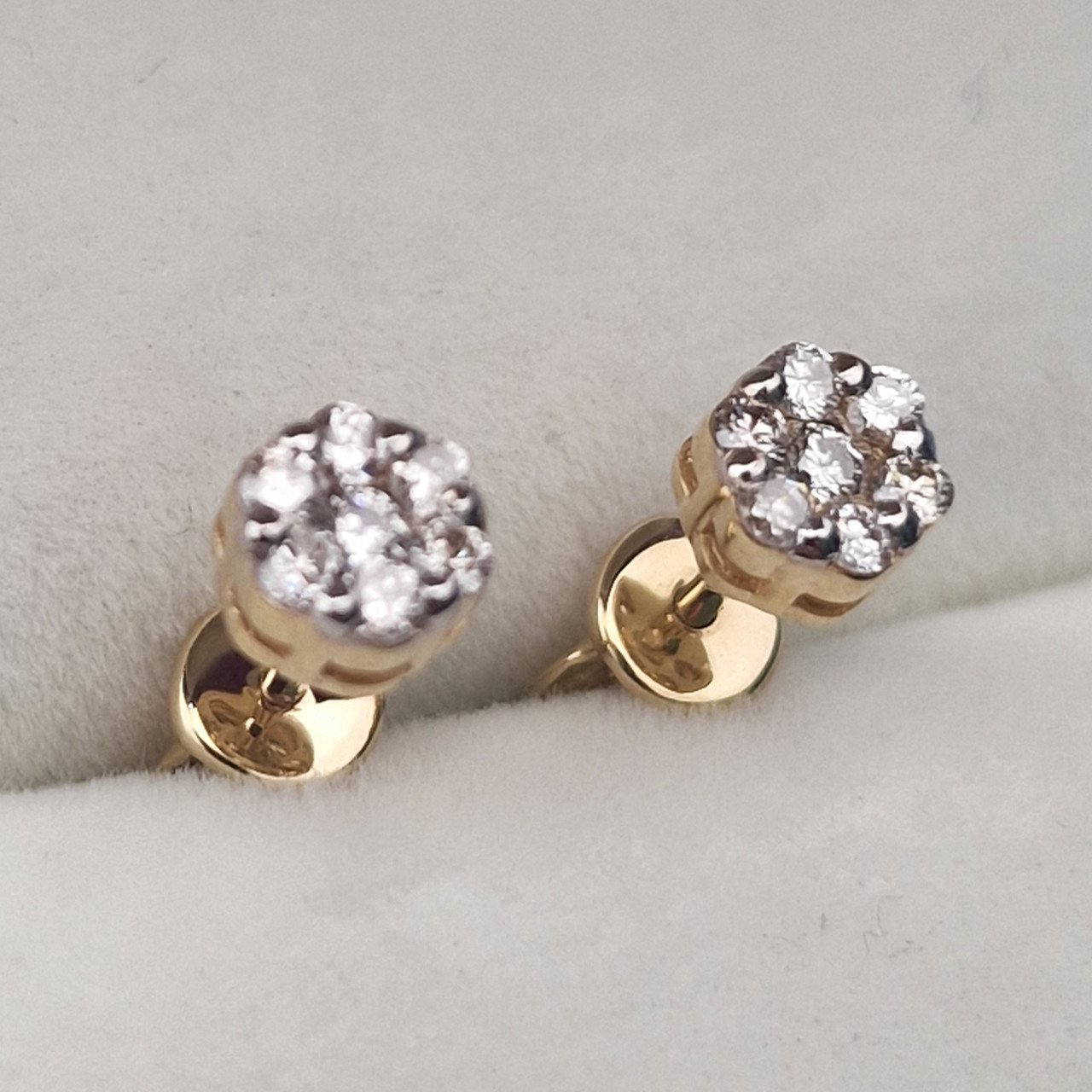 Серьги Deimantas 104903498 1,74гр 0,328ct. купить,NaN