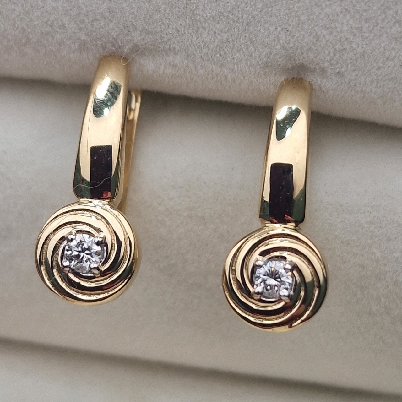 Серьги Deimantas 104903572 3,64гр 0,14ct. купить,NaN