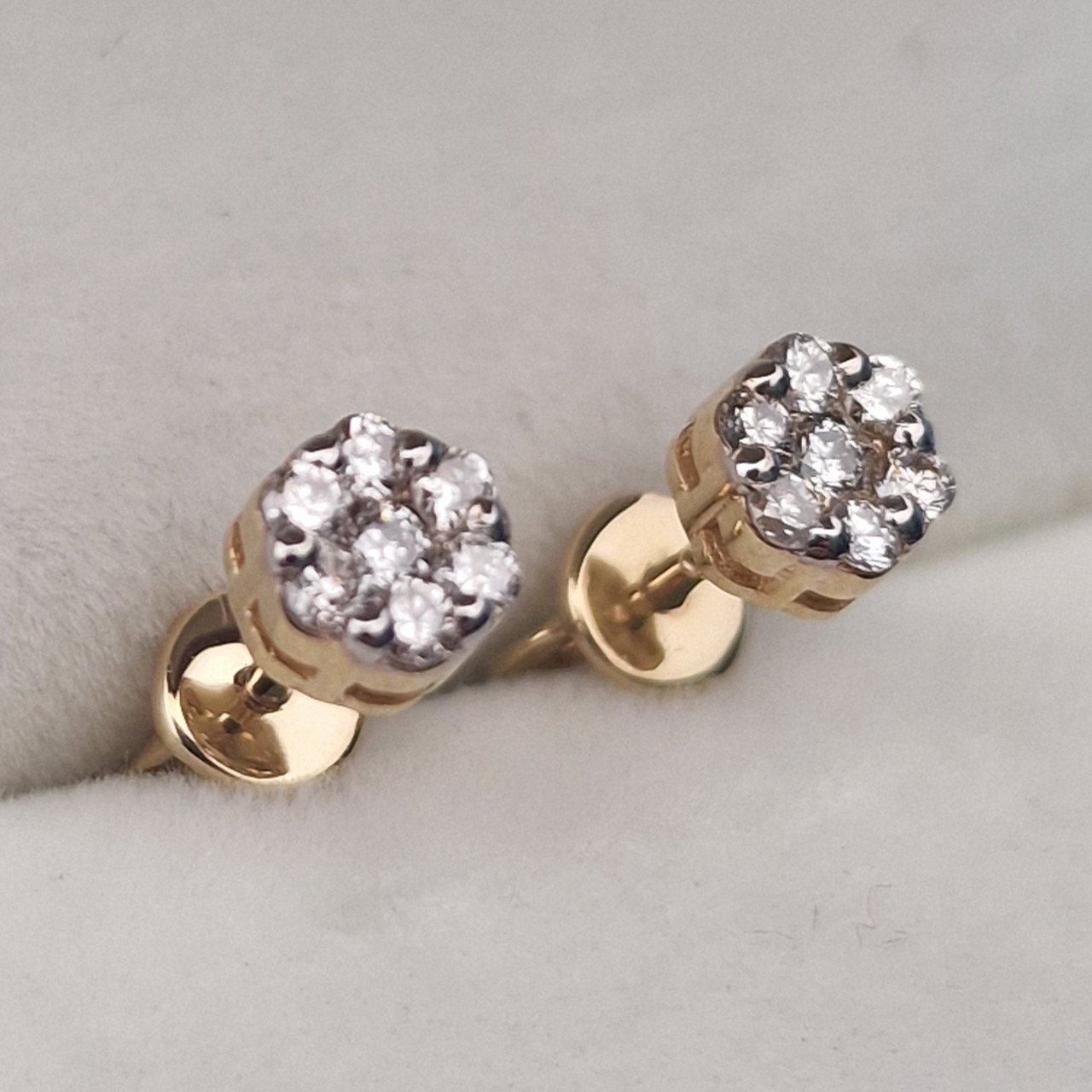 Серьги Deimantas 104903498 1,74гр 0,328ct. купить,NaN