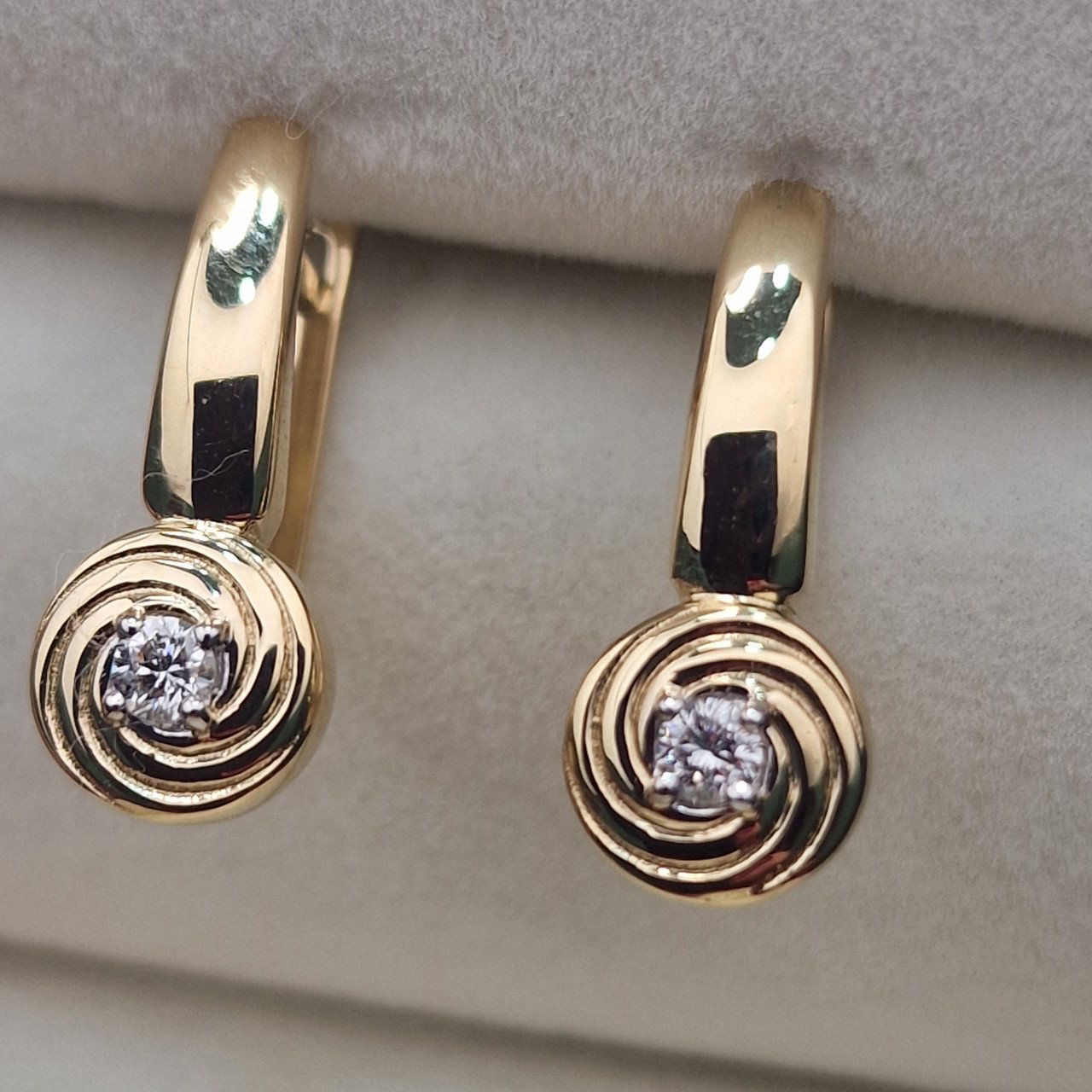 Серьги Deimantas 104903572 3,64гр 0,14ct. купить,NaN