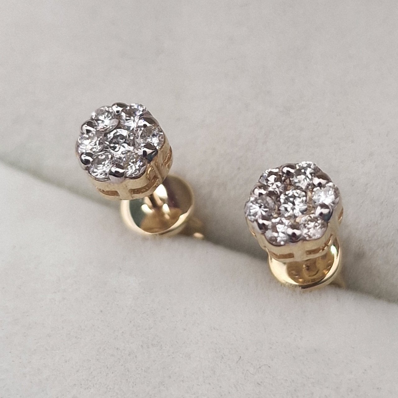 Серьги Deimantas 104903498 1,74гр 0,328ct. купить,NaN