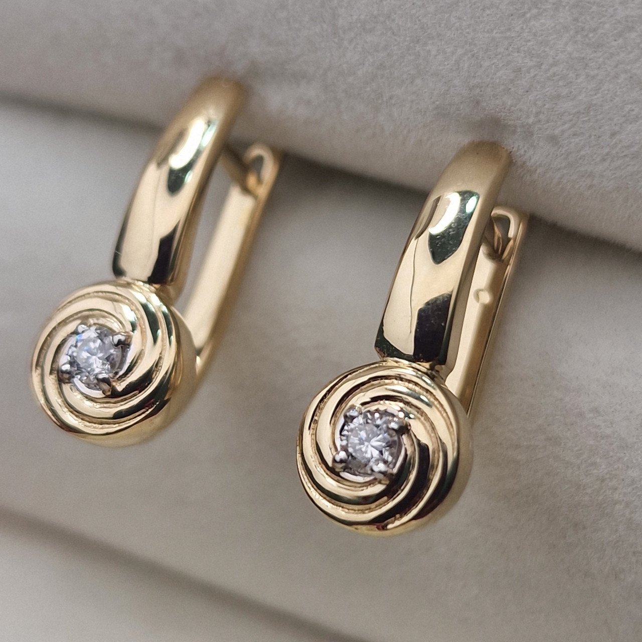 Серьги Deimantas 104903572 3,64гр 0,14ct. купить,NaN