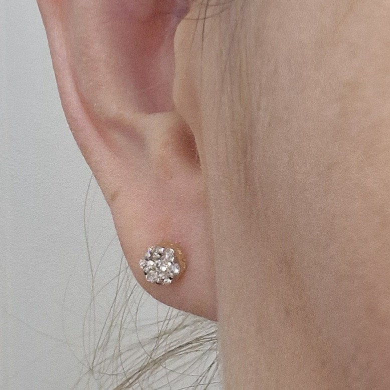 Серьги Deimantas 104903498 1,74гр 0,328ct. купить,NaN