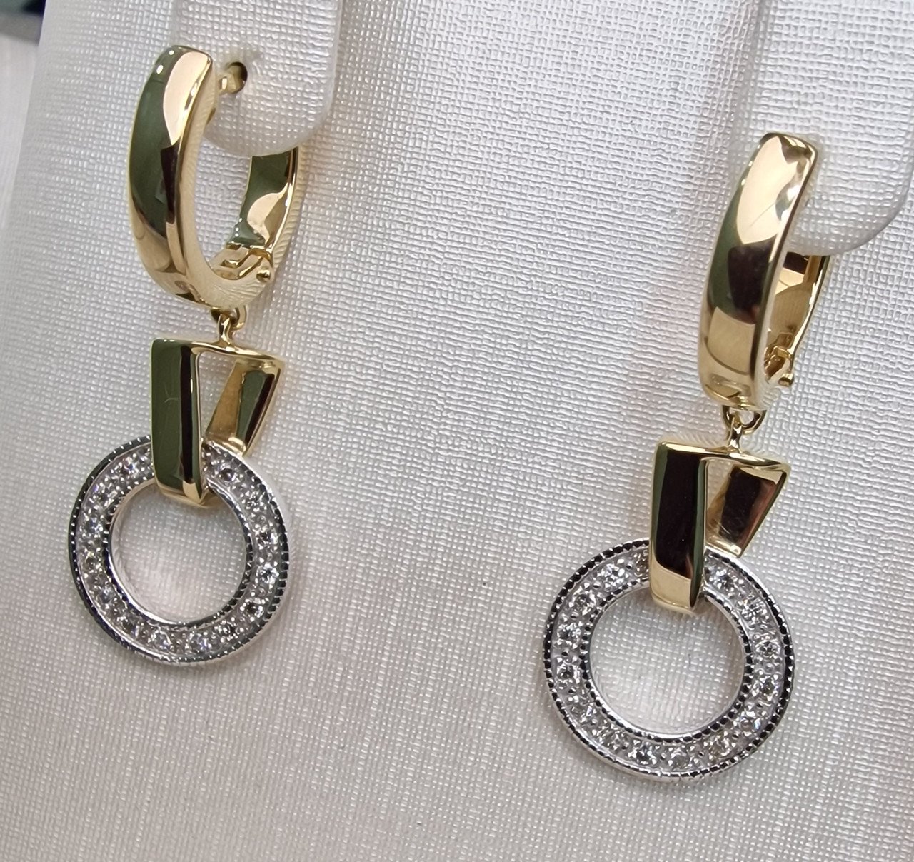 Серьги Deimantas 103890801 5,43гр 0,262ct. купить,NaN
