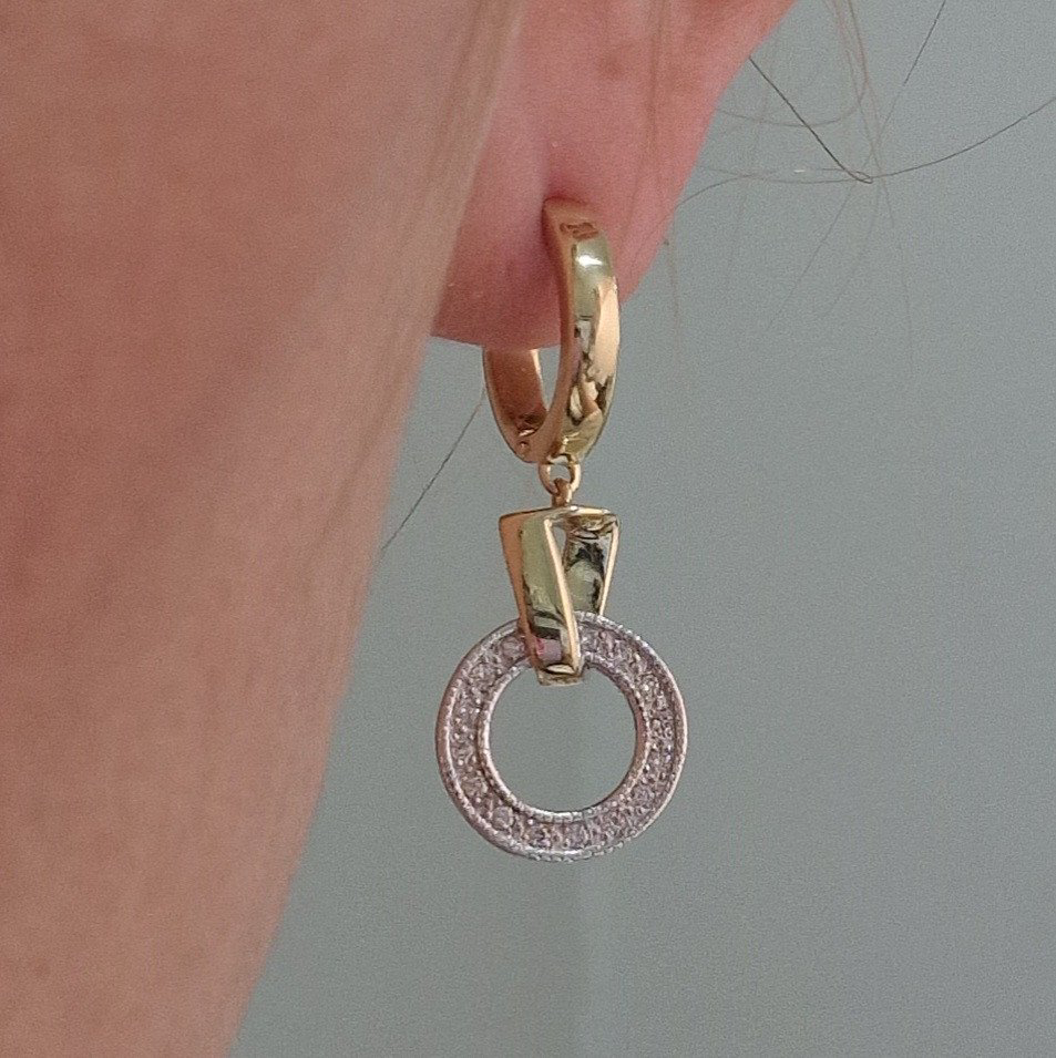 Серьги Deimantas 103890801 5,43гр 0,262ct. купить,NaN
