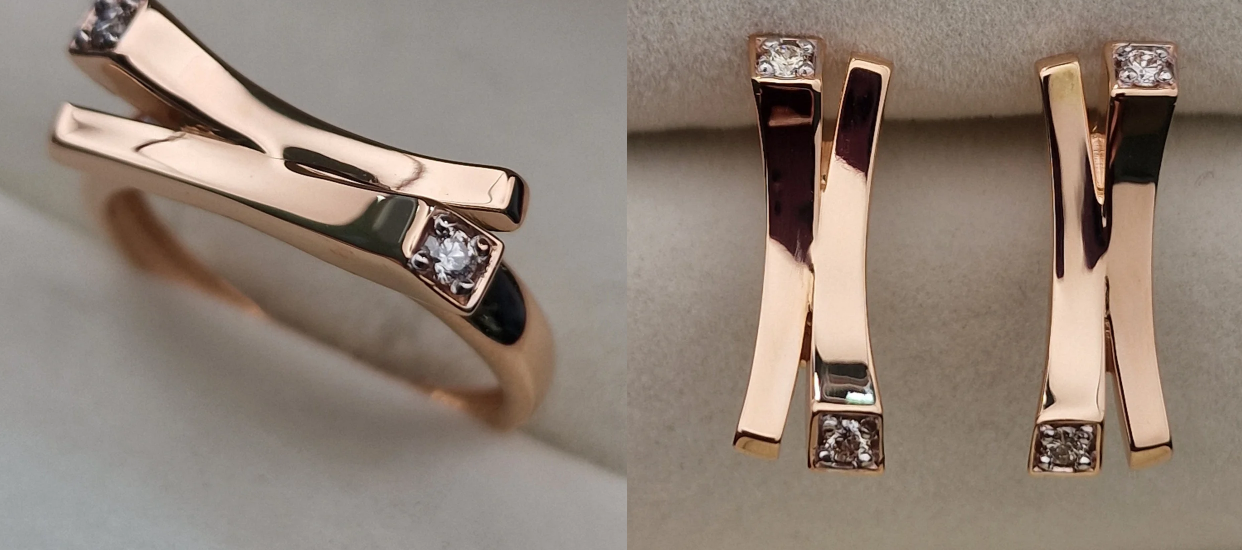 Комплект Deimantas 103916553 0,063ct 0,125ct. купить,NaN