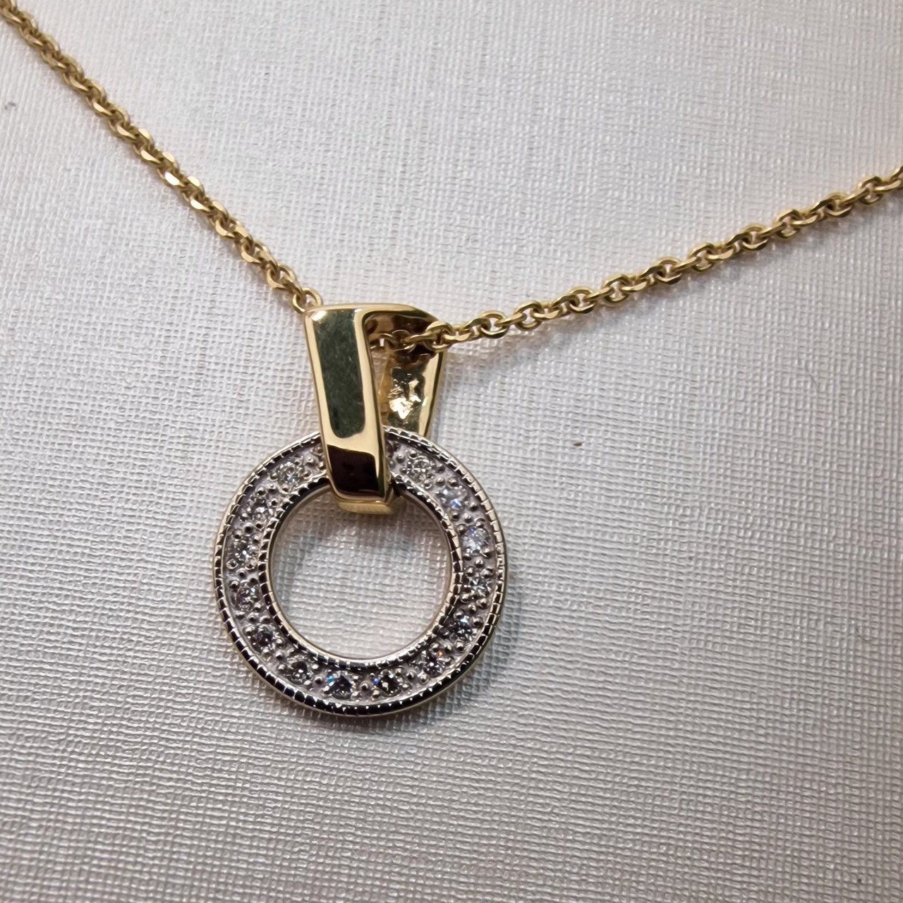 Колье Deimantas 103890925 40см 1,36гр 0,136ct. купить,NaN
