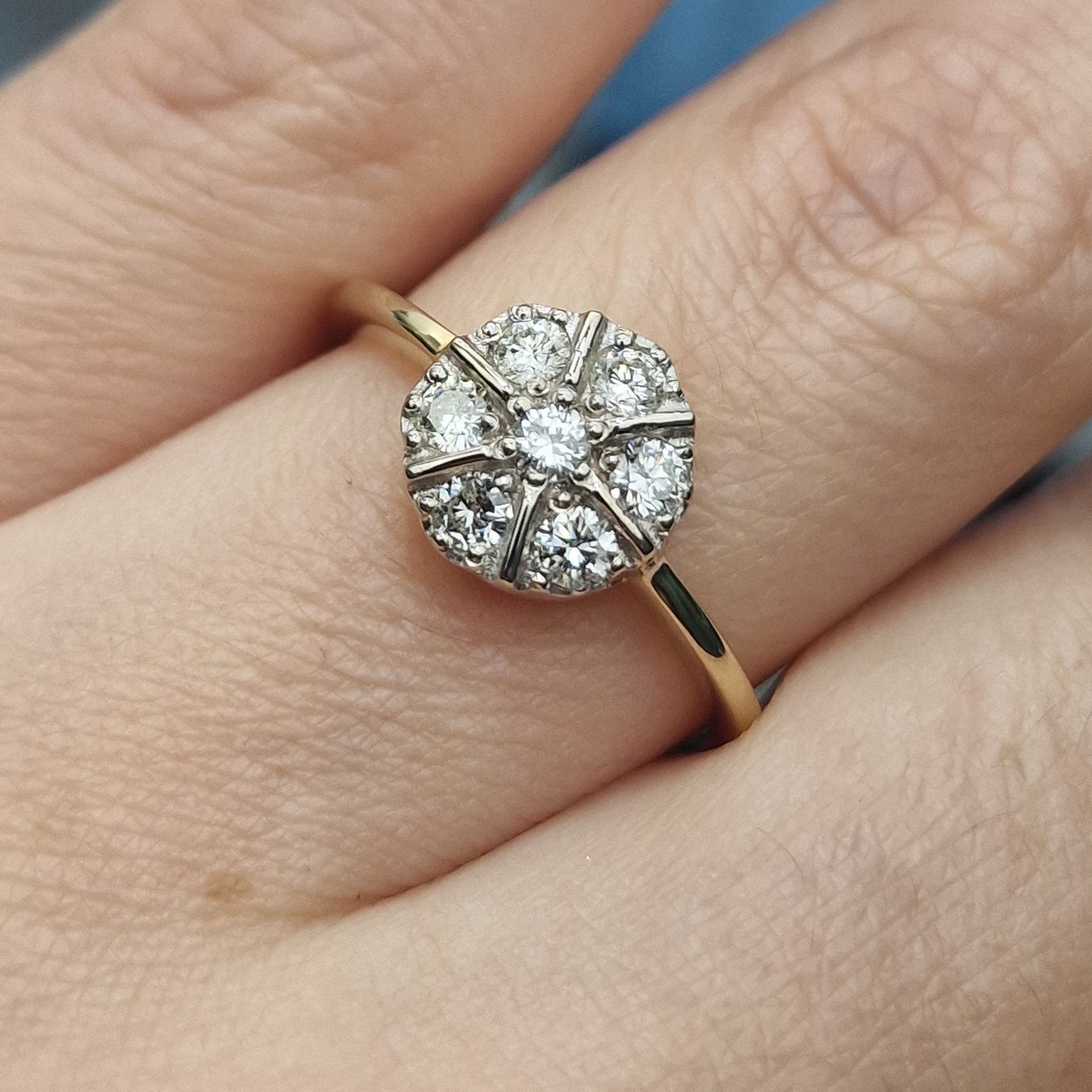 Кольцо Deimantas 104905603 18р 2,36гр 0,422ct. купить,NaN