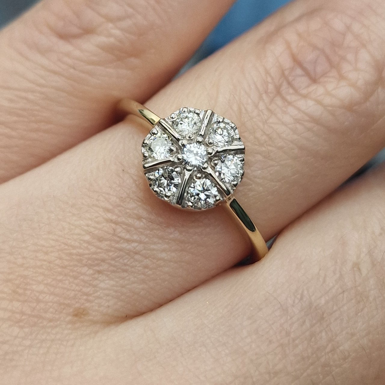 Кольцо Deimantas 104905603 18р 2,36гр 0,422ct. купить,NaN