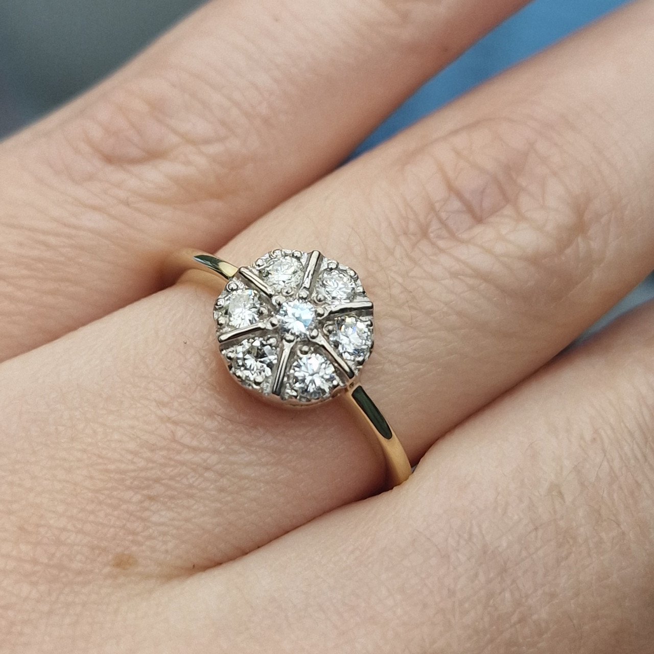 Кольцо Deimantas 104905603 18р 2,36гр 0,422ct. купить,NaN