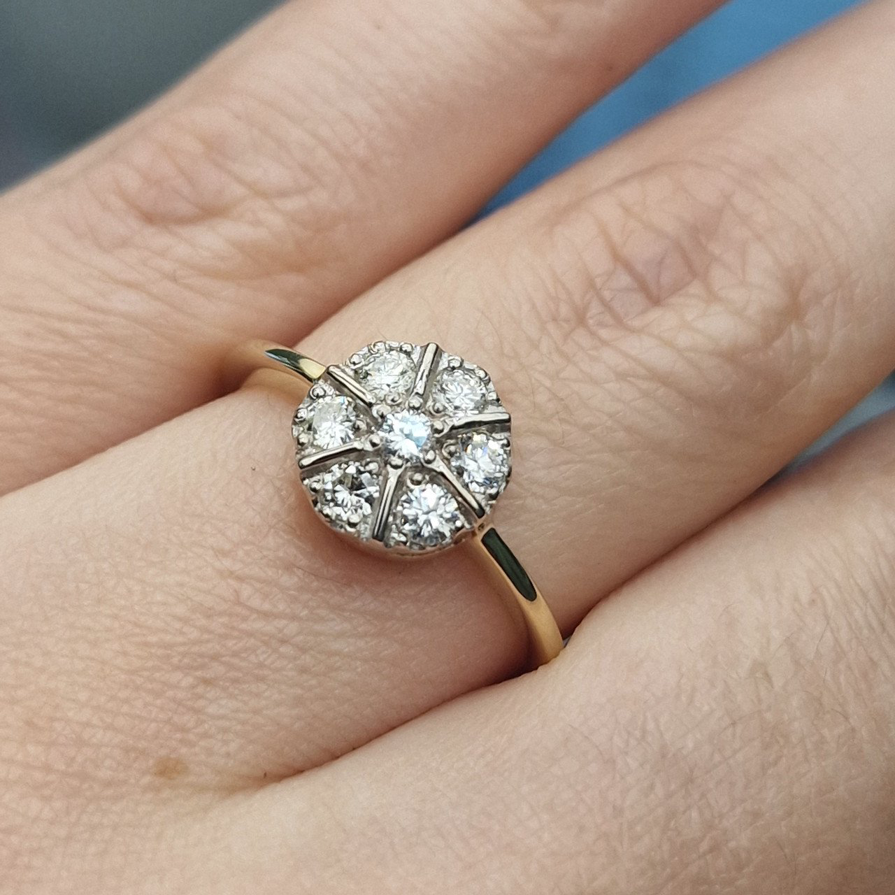 Кольцо Deimantas 104905603 18р 2,36гр 0,422ct. купить,NaN