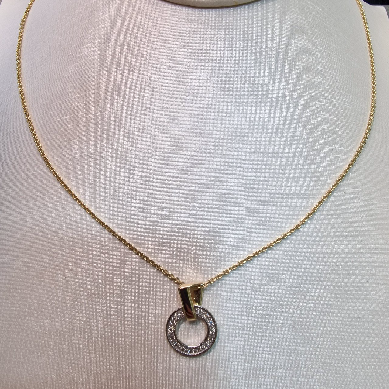 Колье Deimantas 103890925 40см 1,36гр 0,136ct. купить,NaN