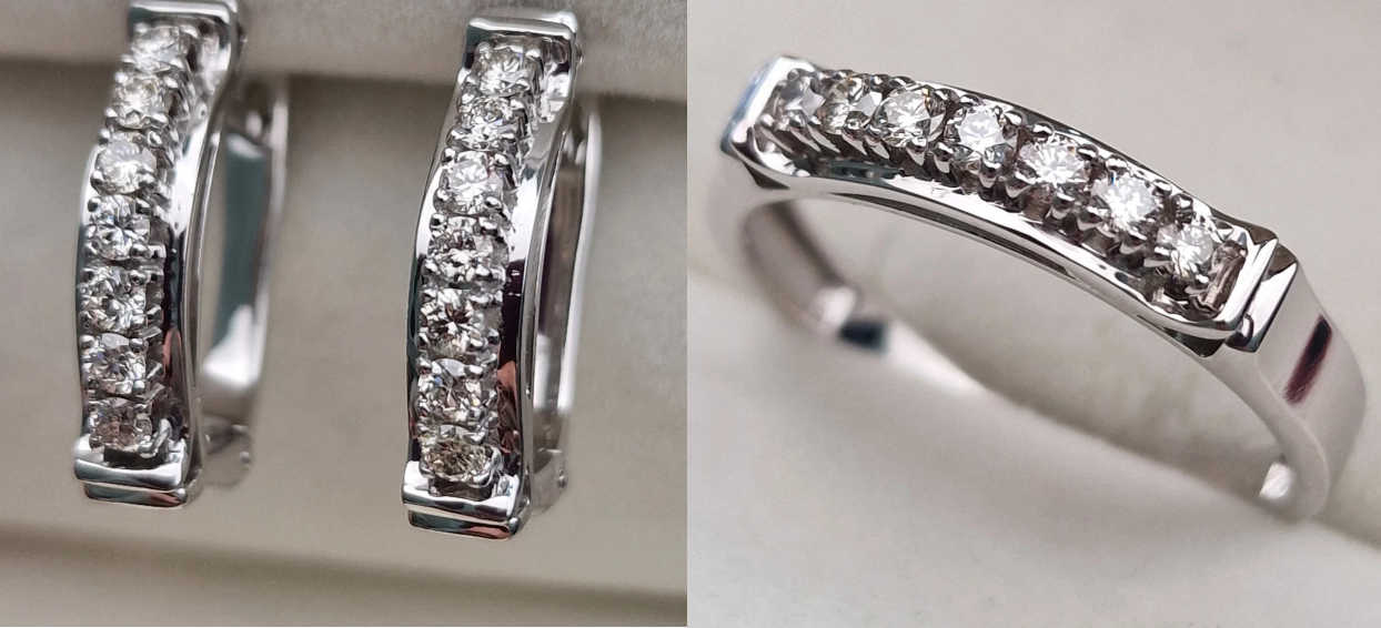Комплект Deimantas 103933648 0,22ct 0,45ct. купить,NaN