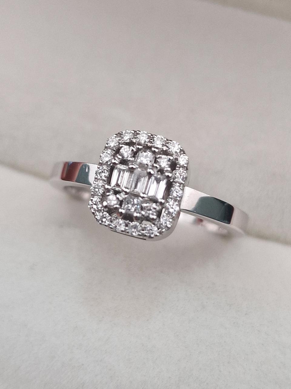 Кольцо Deimantas 104925288 17р 4,14гр 0,29ct. купить,NaN