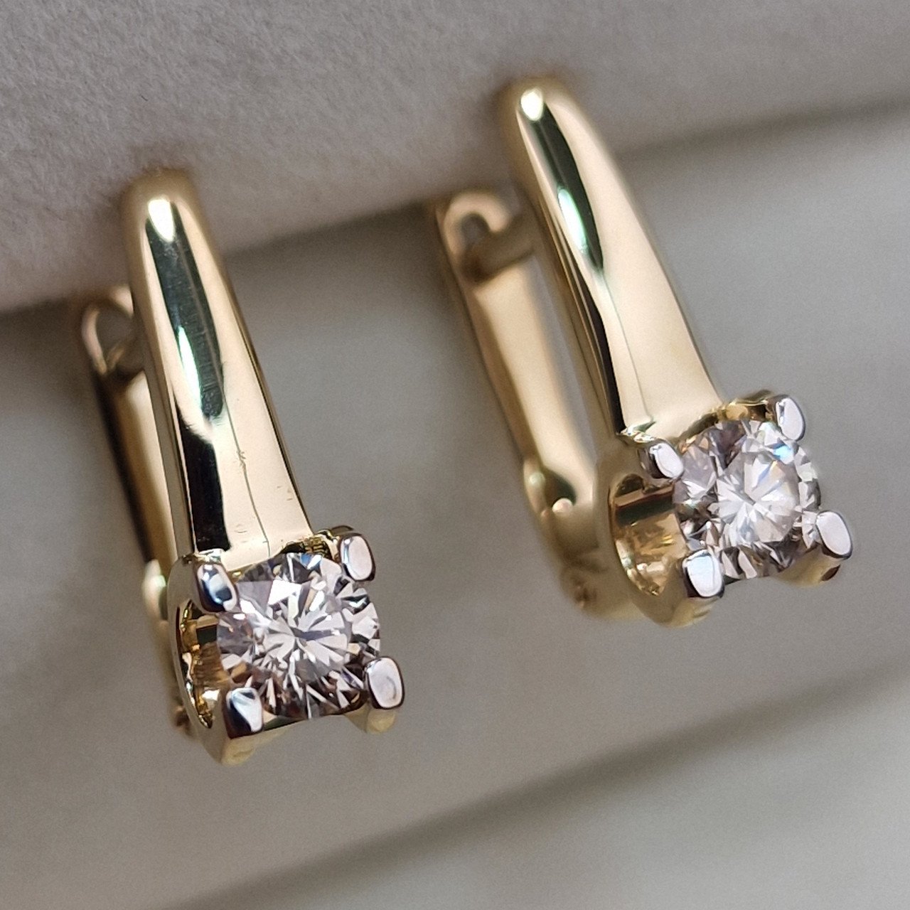Серьги Deimantas 104193428 3,19гр 0,54ct. купить,NaN