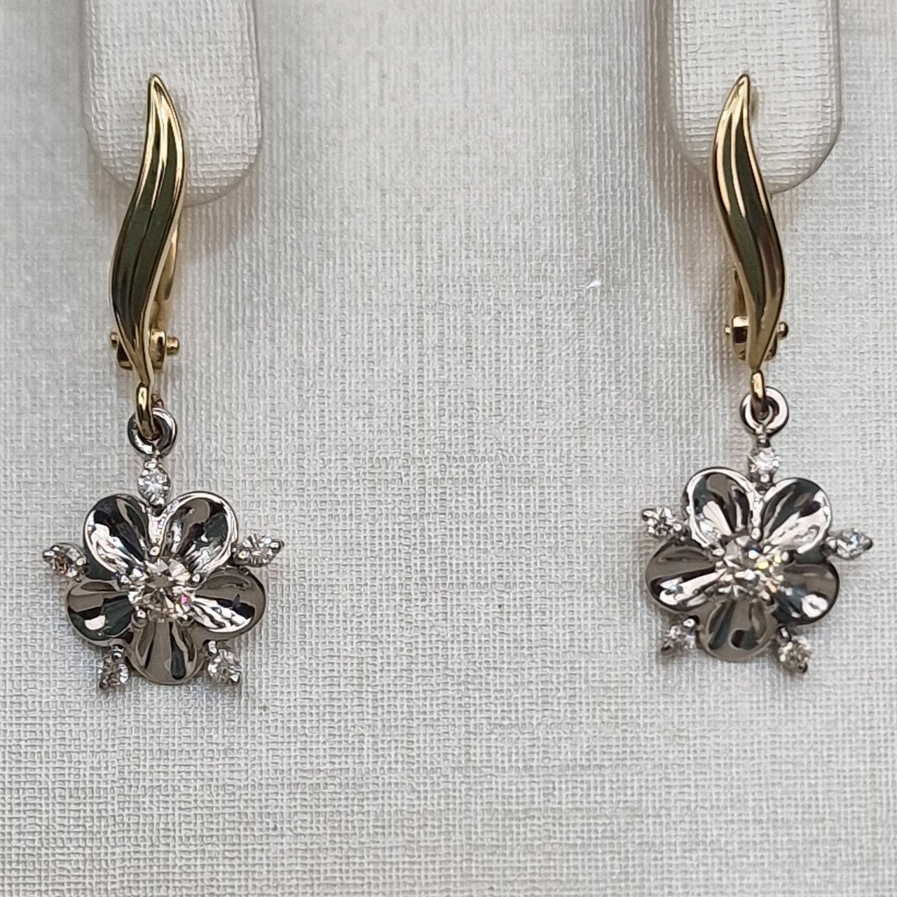 Серьги Deimantas 104188763 4,6гр 0,383ct. купить,NaN