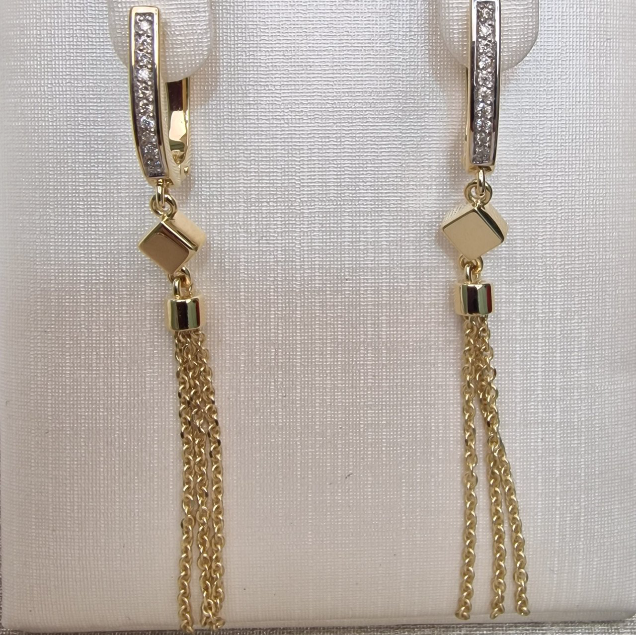 Серьги Deimantas 104193440 4,29гр 0,092ct. купить,NaN
